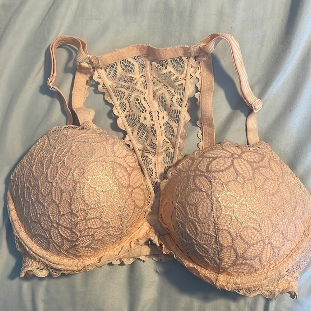 Front close racer back bra